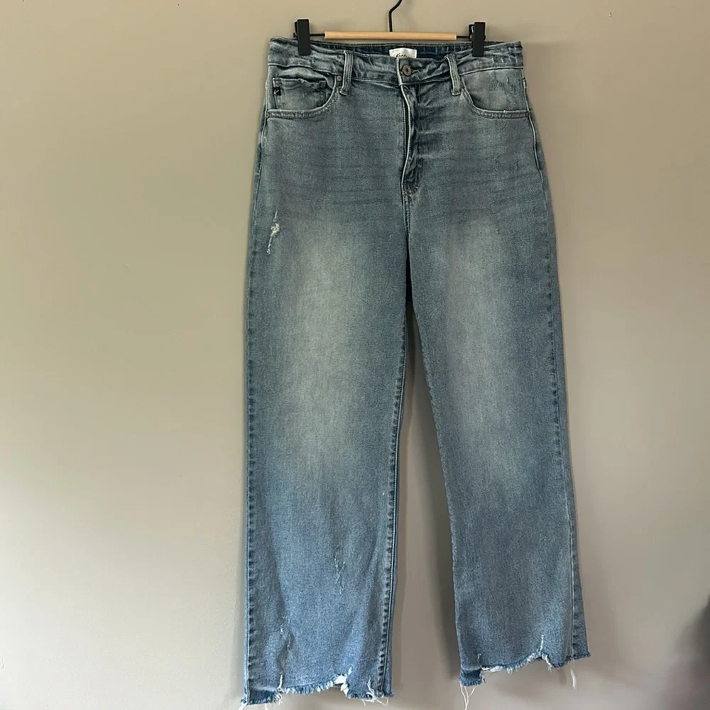 KanCan Violet HR Slim Wide Leg‎ Jeans Sz 29